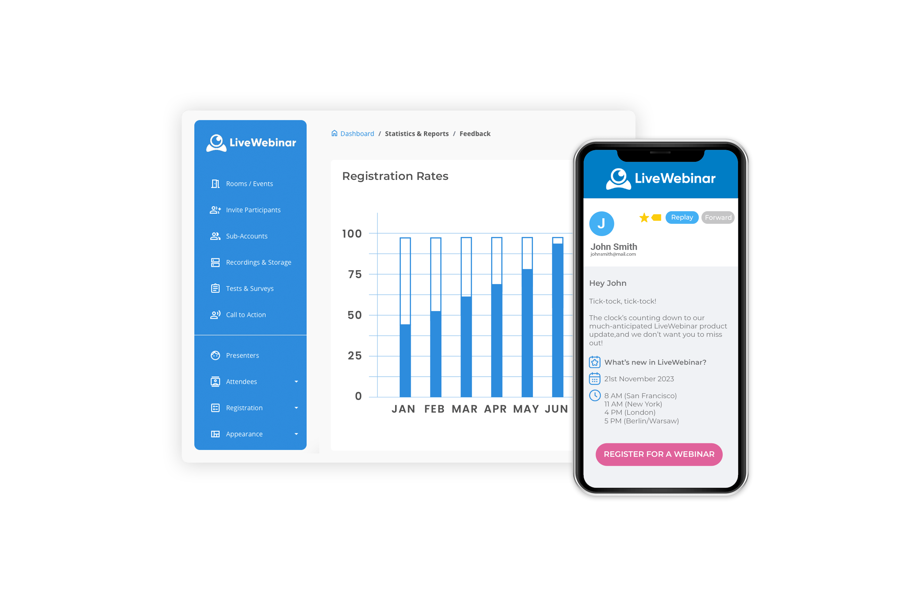 one clickregistration link