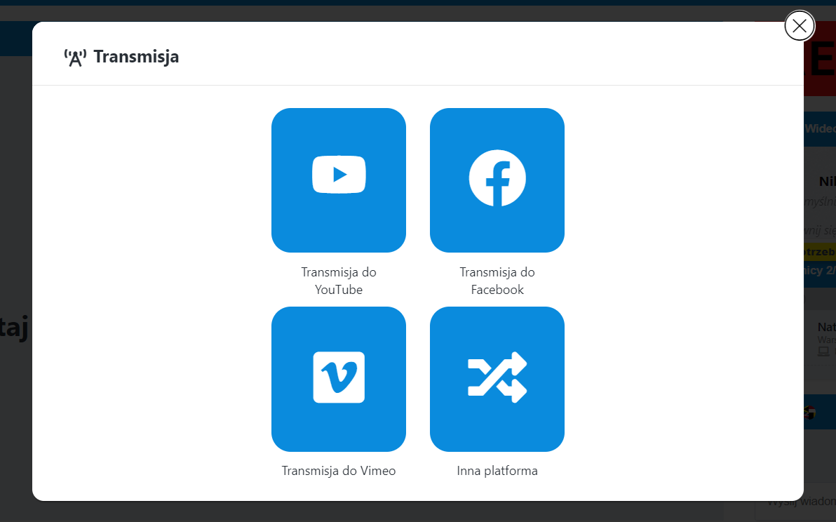 Jak prowadzić transmisję wydarzeń na platformy społecznościowe?