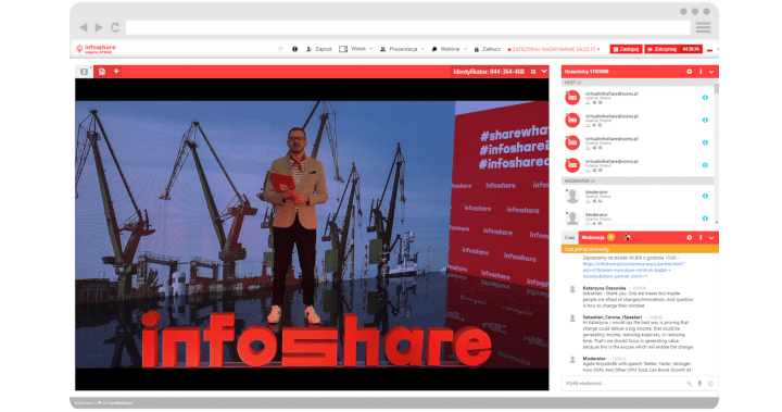 Host <span class="font-weight-bold">engaging hybrid and virtual events</span> without effort