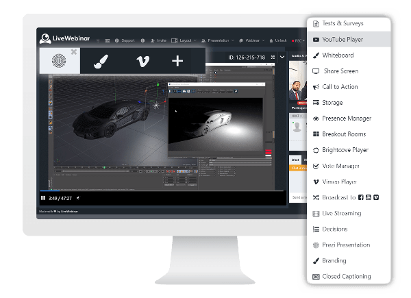Webinar Interface Template