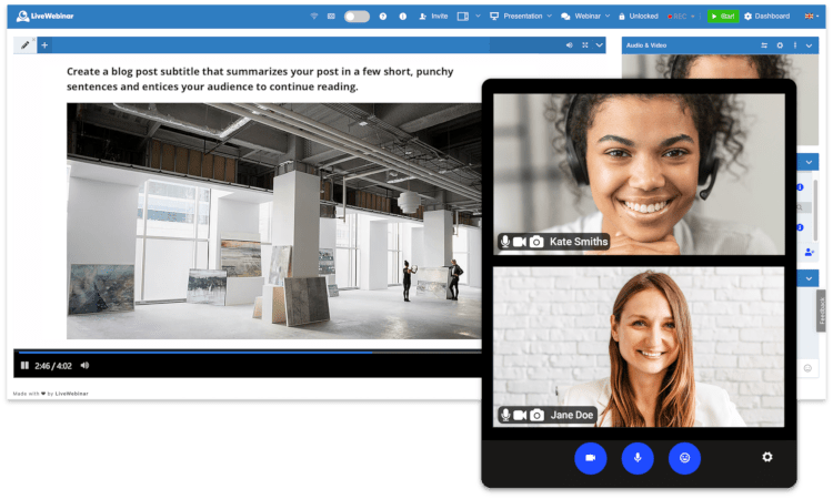 Wordpress Plugin: live webinars, online meetings and virtual conferences - LiveWebinar.com