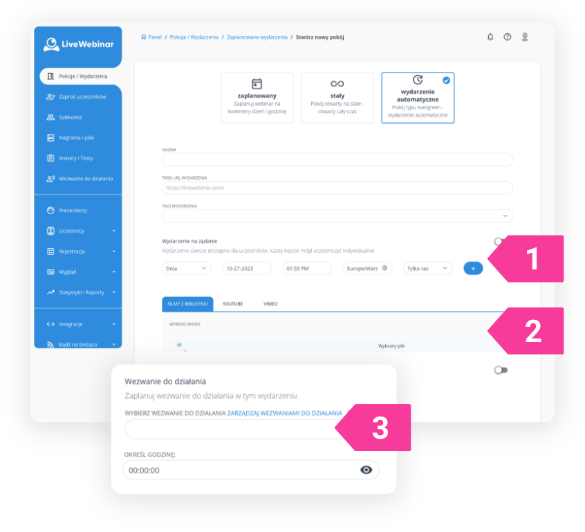 wydarzenie automatyczne 