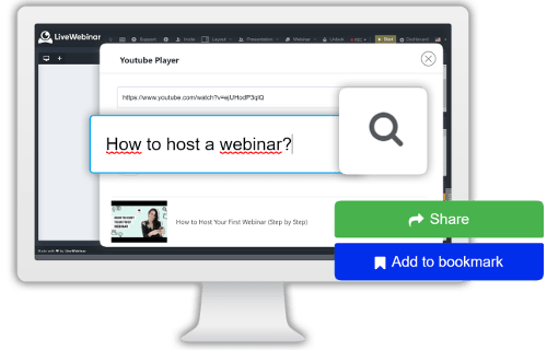 LiveWebinar YouTube & Vimeo Players